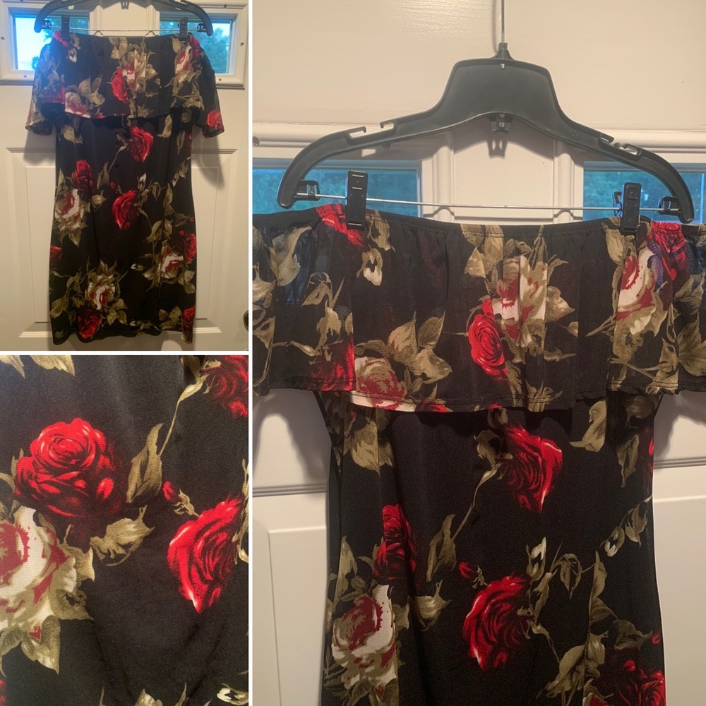 Off the Shoulder Mini Dress